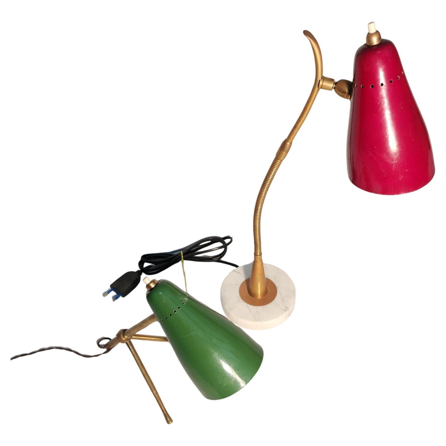 Pair of table lamps by Giuseppe Ostuni for O Luce
