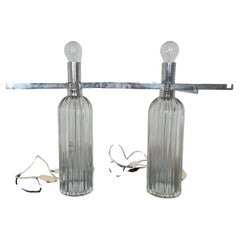 Paire de lampes de table en verre de Murano par Salviati &Co.