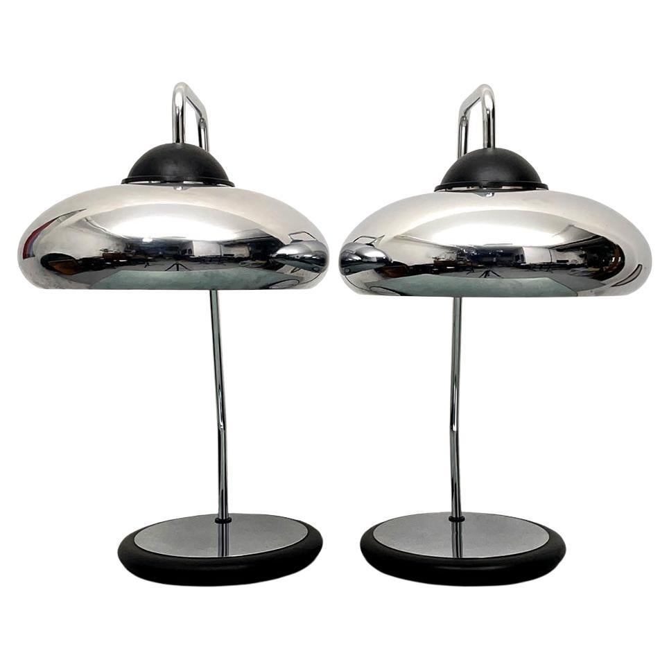 Pair of table lamps mod. 2101 "Ministeriale" by Stilnovo  For Sale