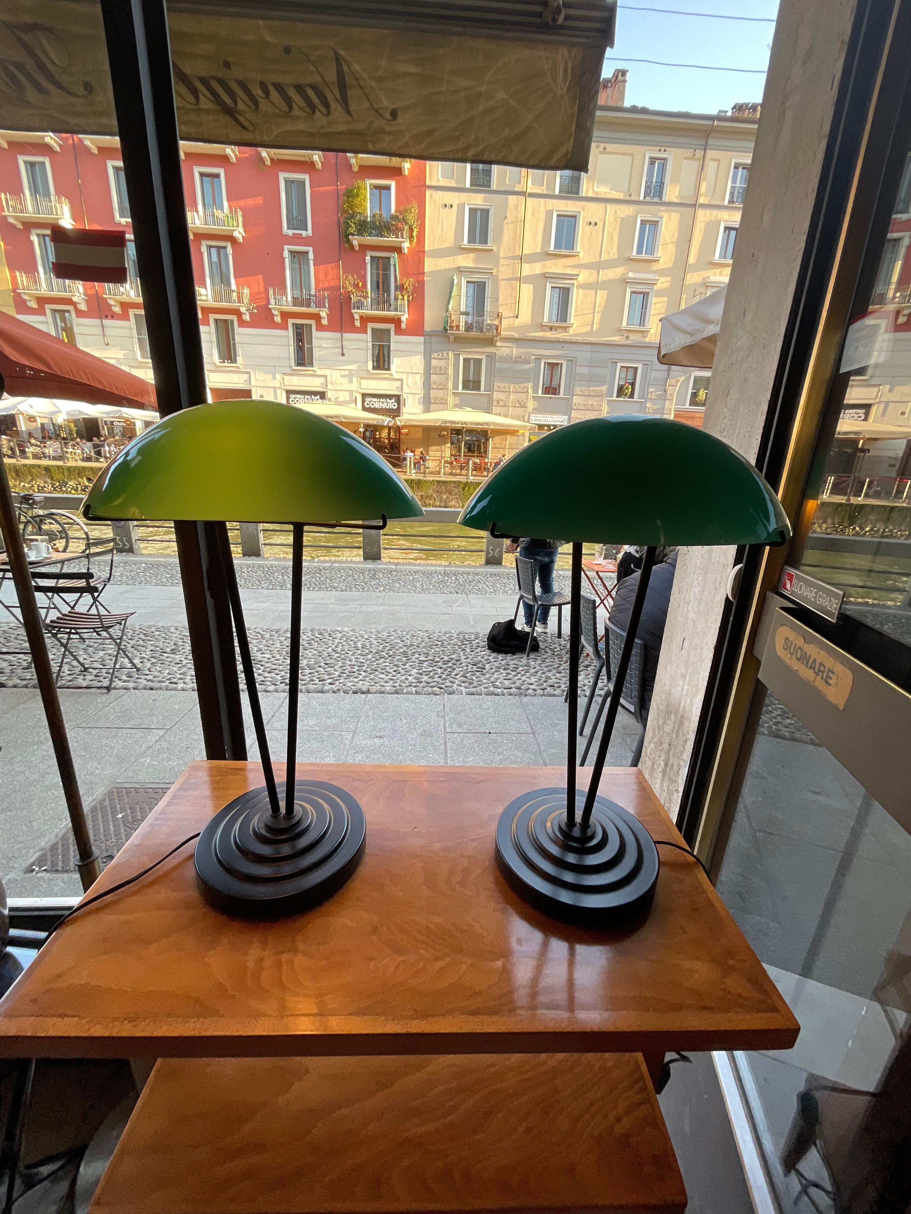 Modern Pair of table lamps MOD. KUPOL B9311 - IKEA 1990 For Sale
