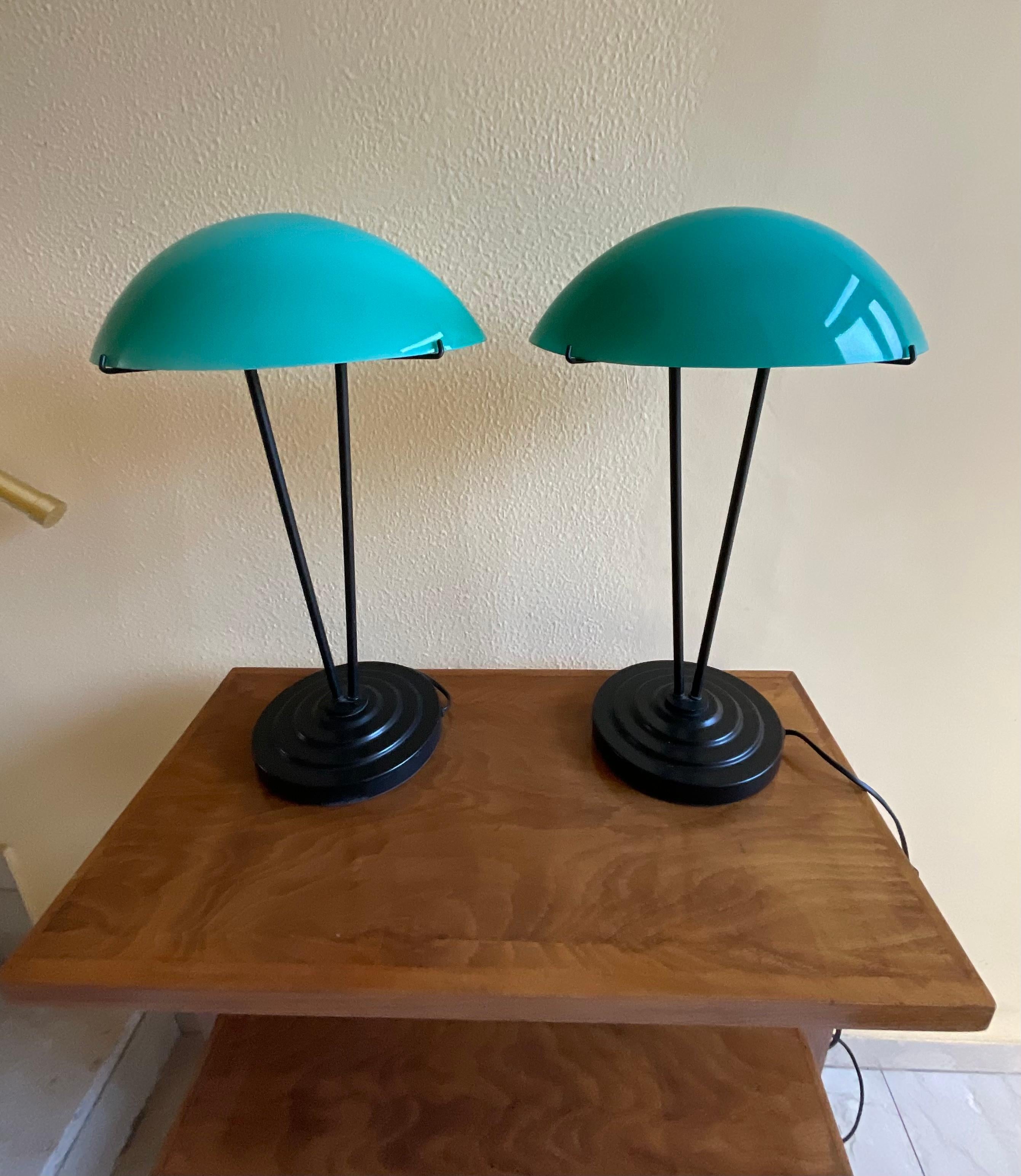 Late 20th Century Pair of table lamps MOD. KUPOL B9311 - IKEA 1990 For Sale