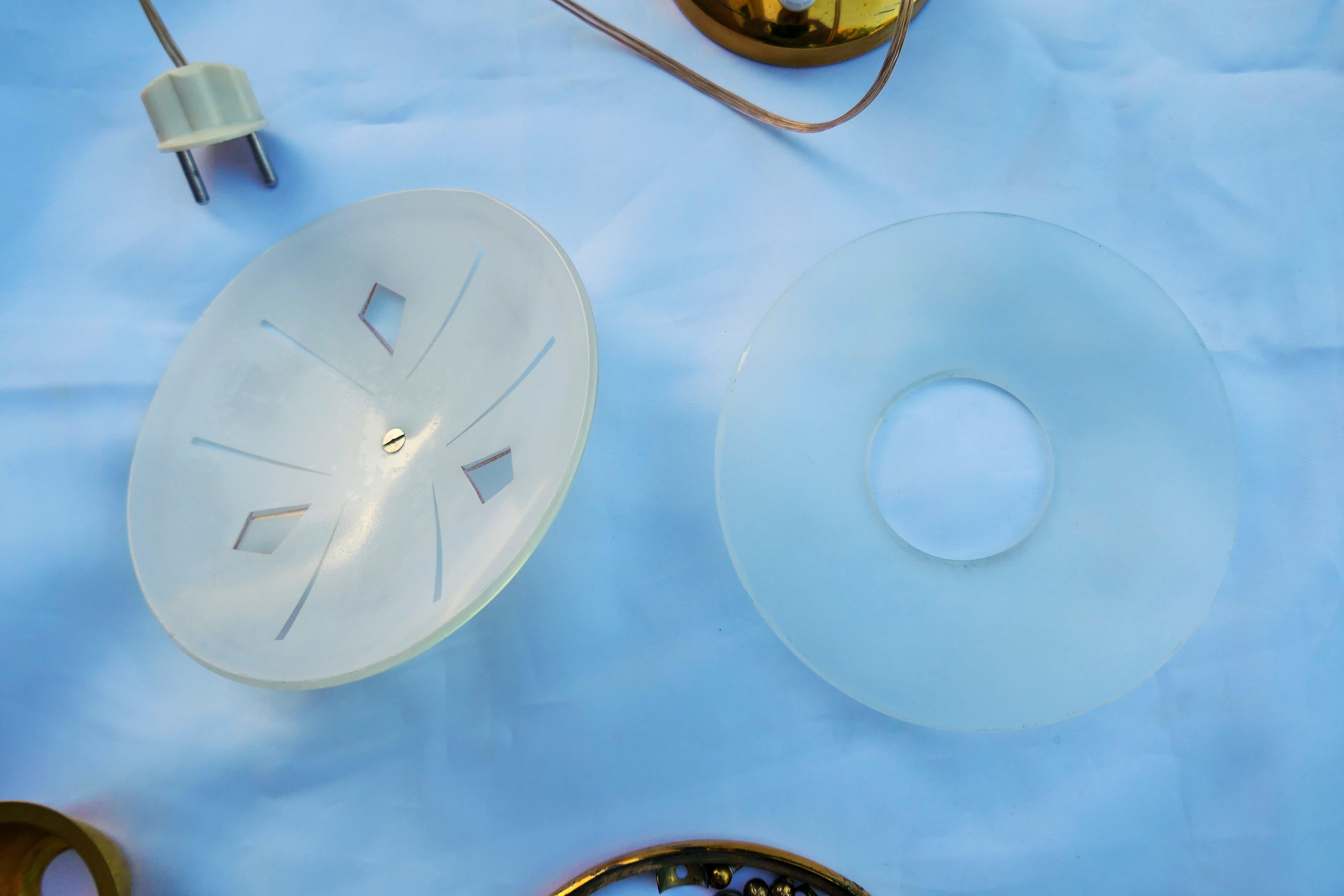 Coppia di lampade da tavolo o comodino Brusotti Fontana GCME en venta 8
