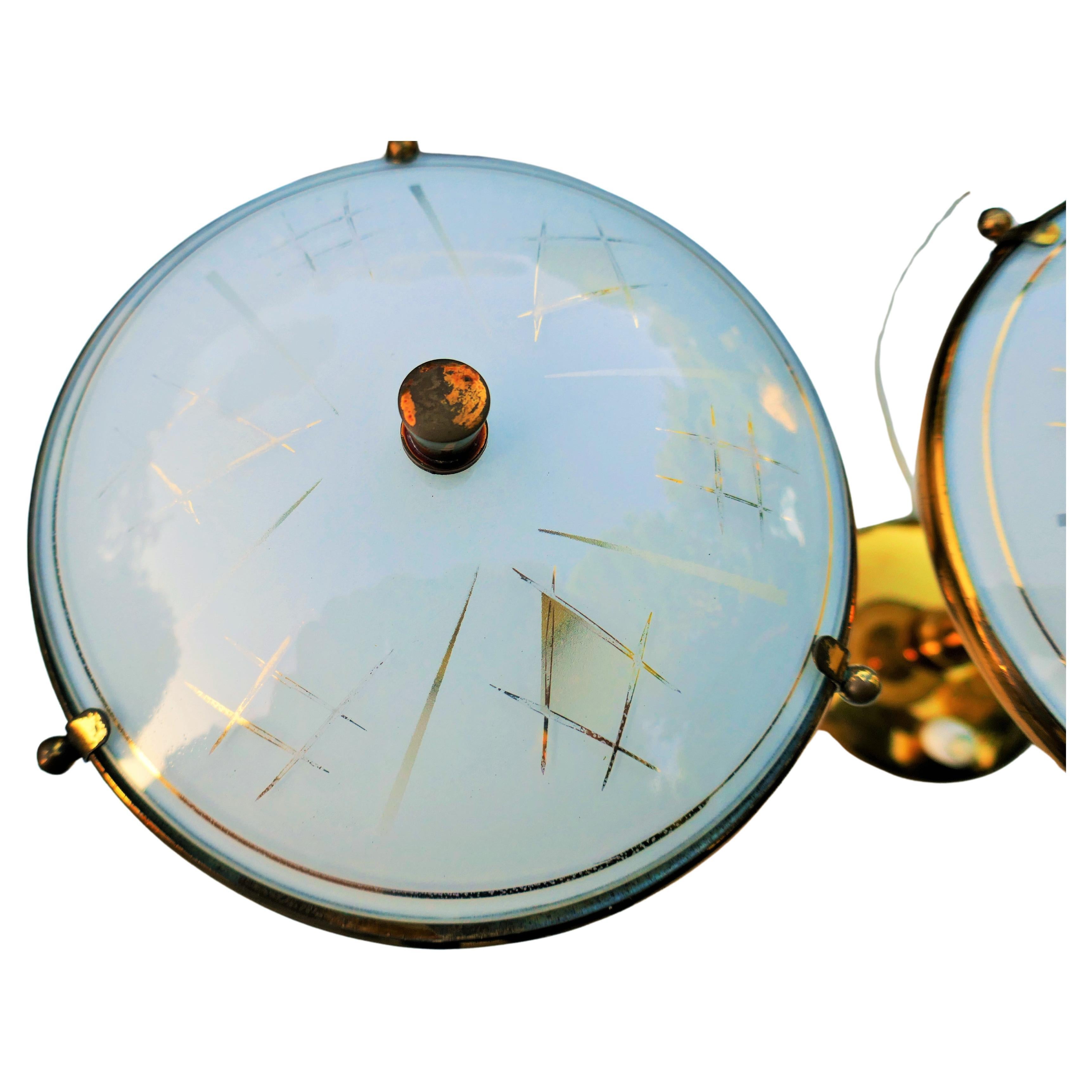Coppia di lampade da tavolo o comodino Brusotti Fontana GCME Moderno en venta