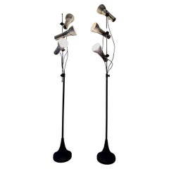 Coppia di lampade da terra Space Age