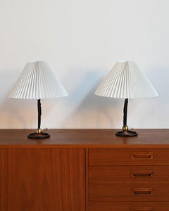 Pareja de lámparas modelo "Kip-Lamp" de Kaare Klint, años 40