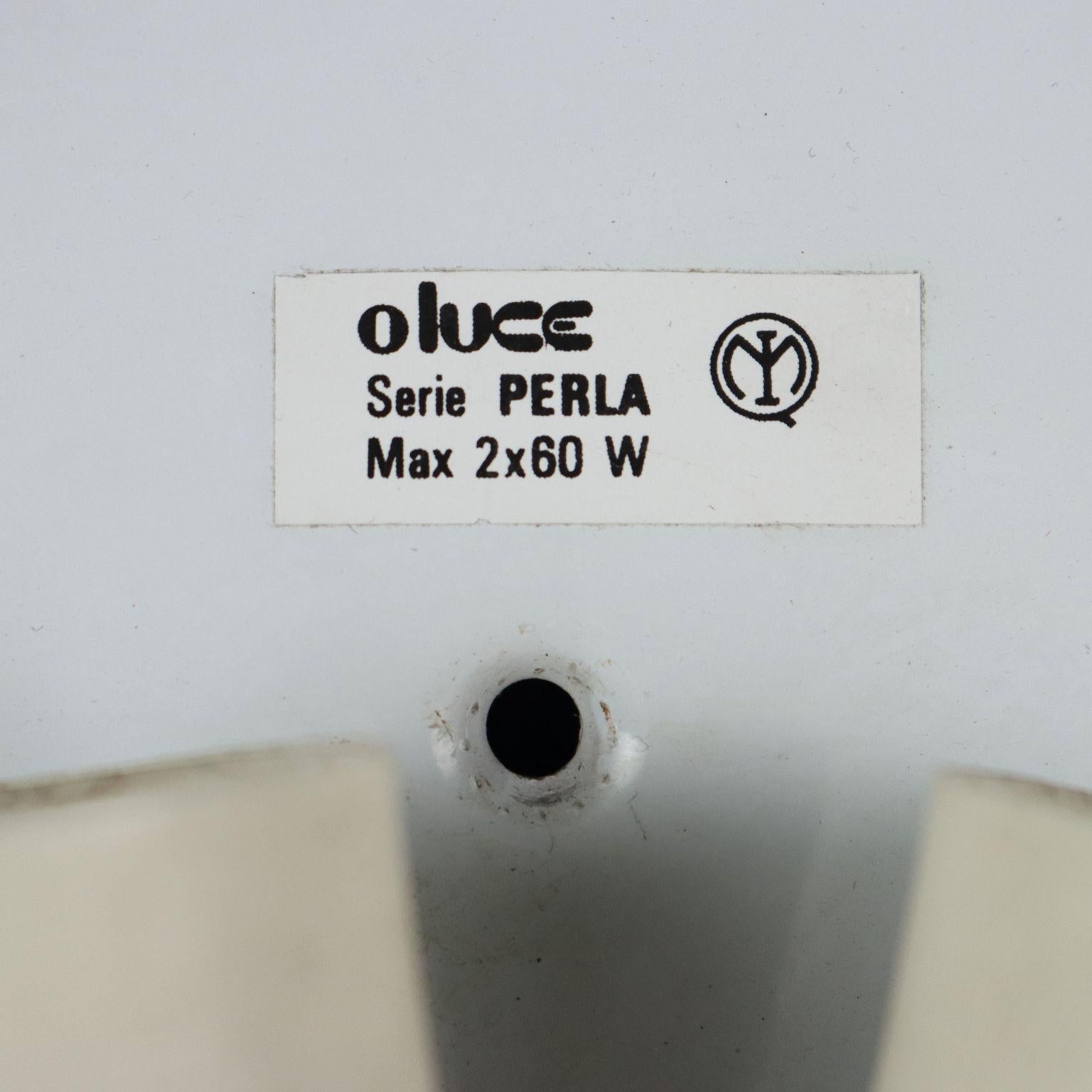Coppia di Lampade Perla di Bruno Gecchelin per O-luce Anni 80 in vendita 2