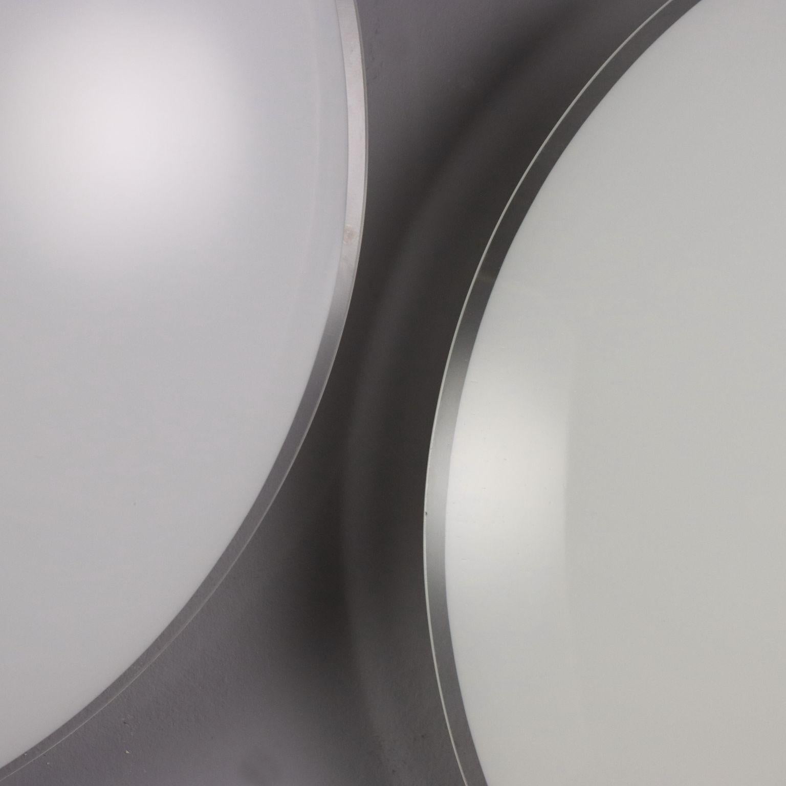 Coppia di Lampade Perla di Bruno Gecchelin per O-luce Anni 80 in vendita 1