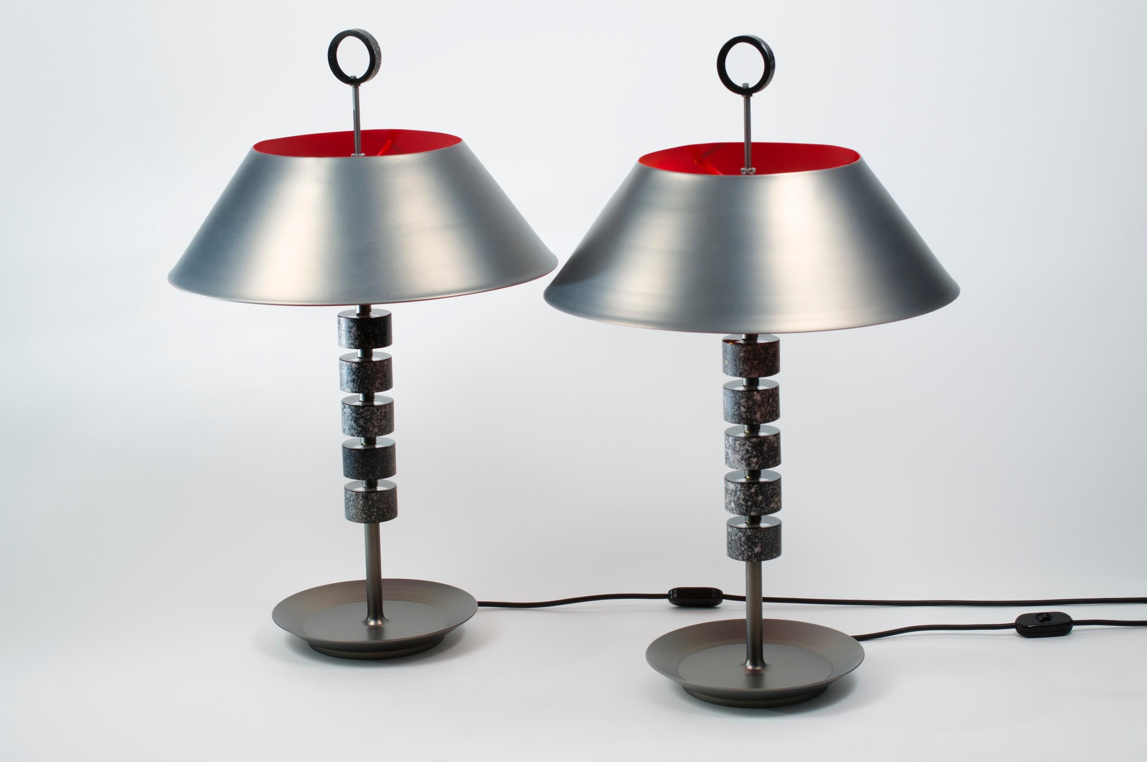 Mid-Century Modern Paire de lampes 'SCAVO SEGUSO' de Roberto Giulio Rida en vente