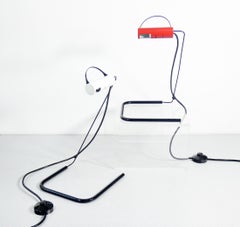 Coppia di lampade Slalom, design Vico MAGISTRETTI per OLUCE. Italia, Anni 80