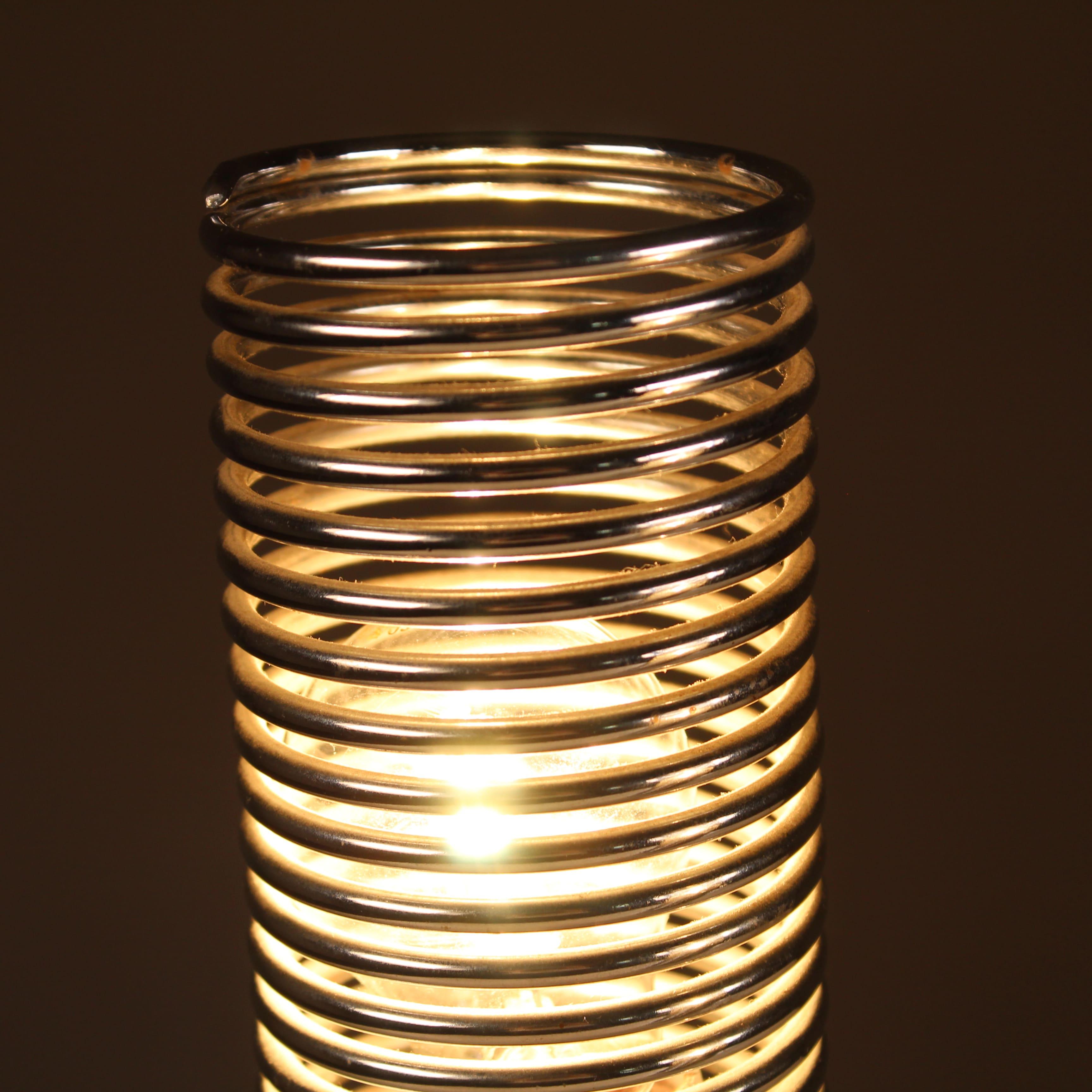 Paire de lampes à ressort, Heinz Brenker, 1970 Bon état - En vente à Milano, Lombardia