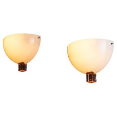 Coppia di lampade 'Victoria' Venini Anni 90