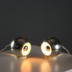 Pair of '591' table lamps by Gino Sarfatti for Arteluce, 1960s
