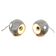 Pair of '591' table lamps by Gino Sarfatti for Arteluce, 1960s