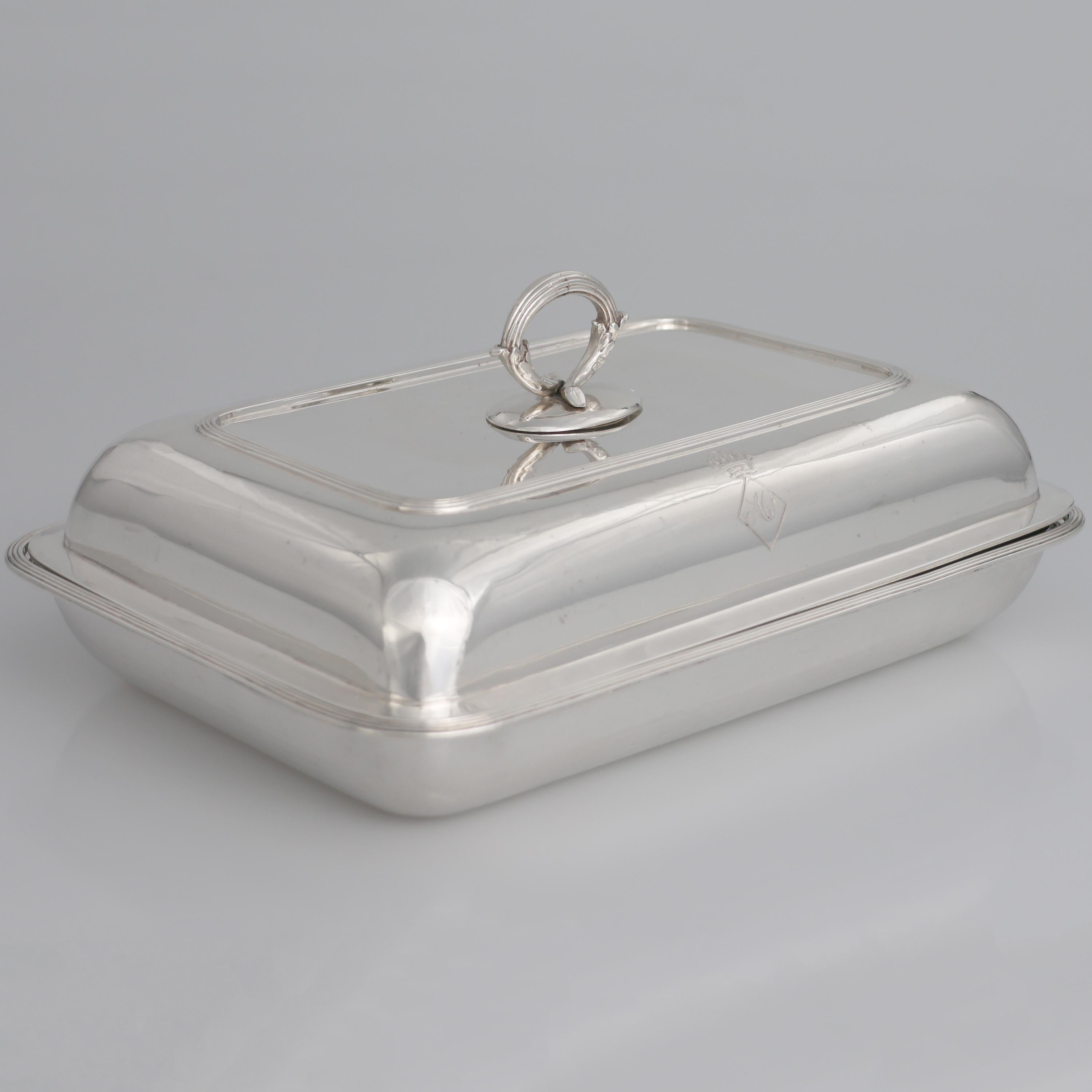 British Coppia di legumiere e coperchio in argento sterling, Paul Storr, Londra, 1800 in vendita