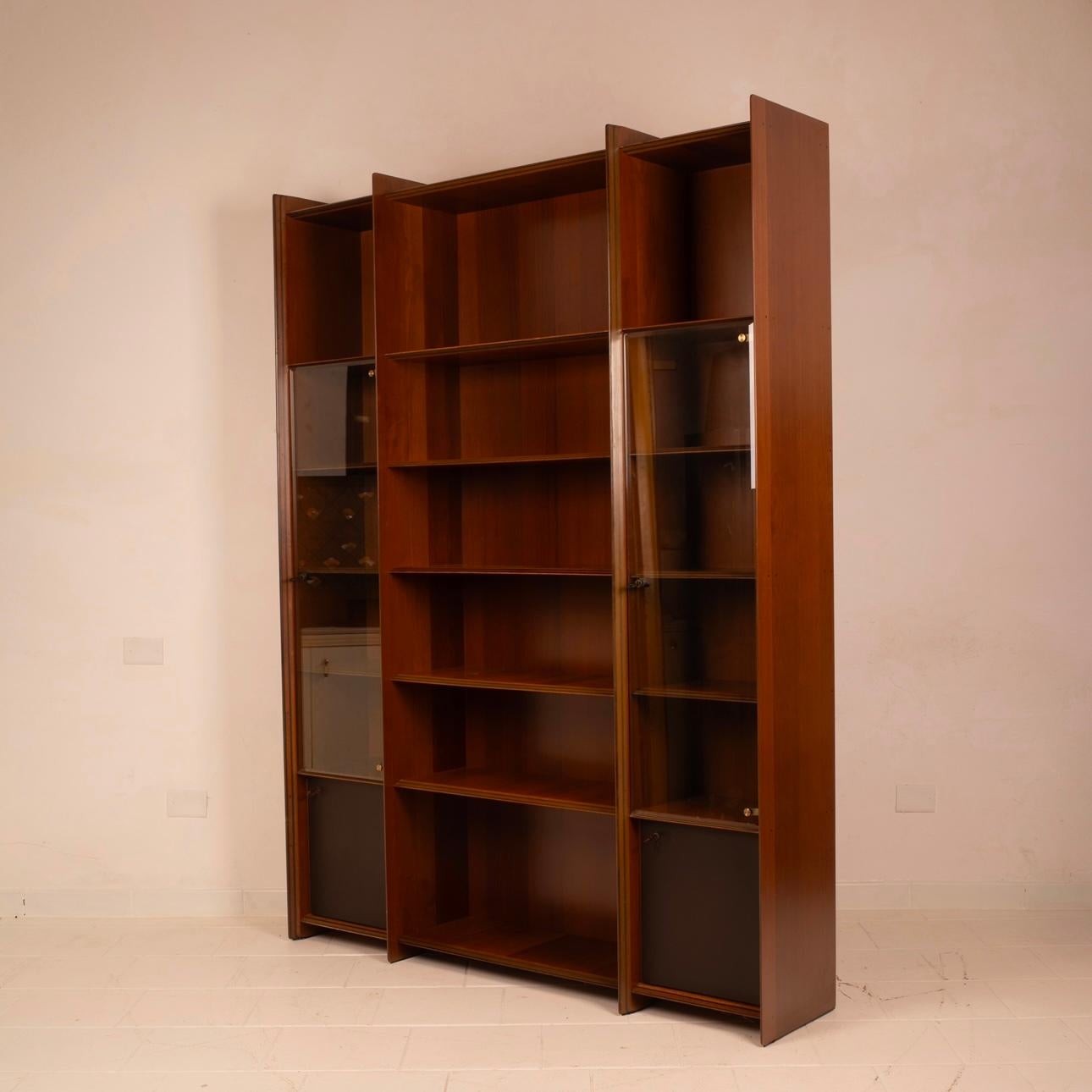 Pair of Artona Bookcases by Afra and Tobia Scarpa for Maxalto Italy 1970 in vendita 10