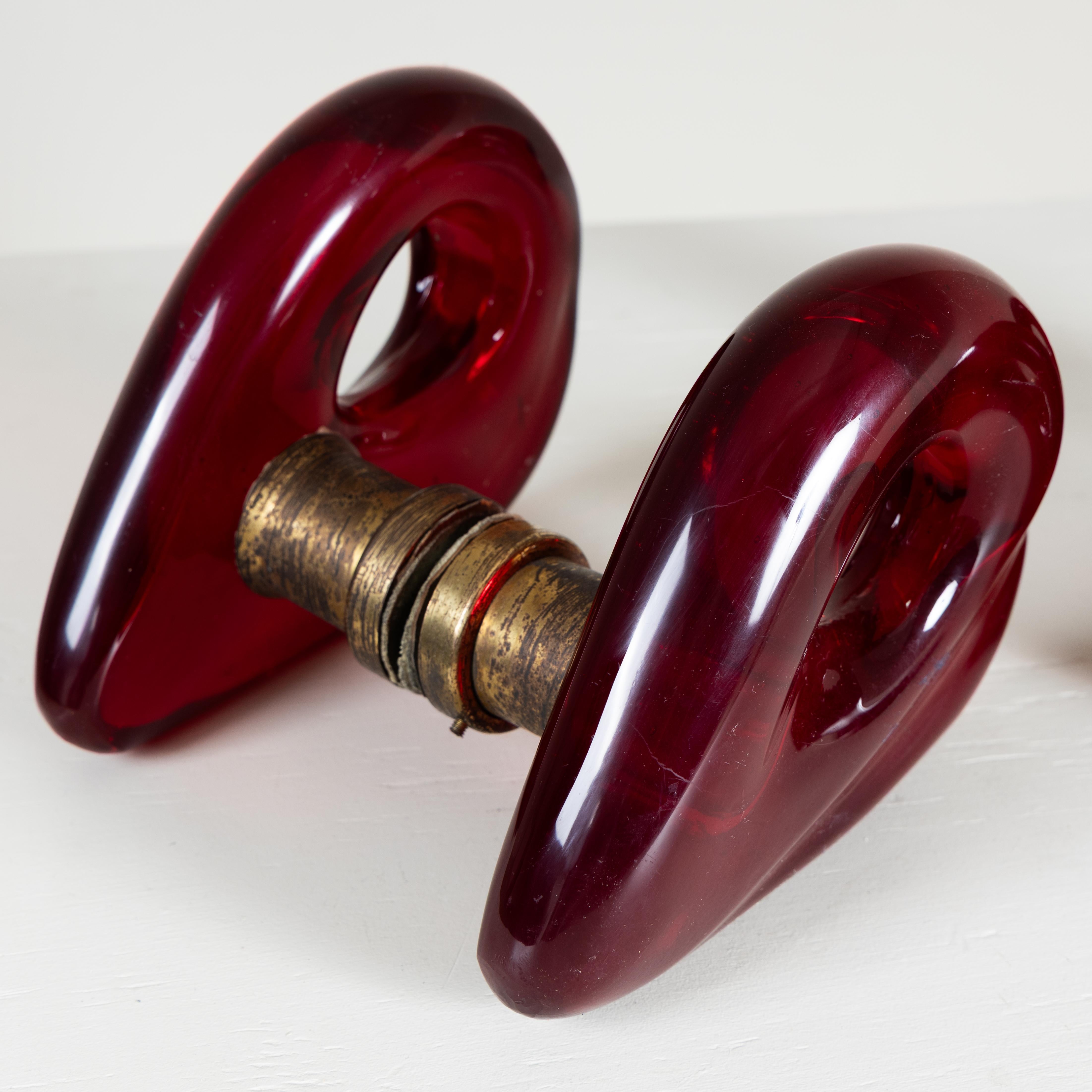 Coppia di maniglie Giuseppe Santomaso, Seguso, 1950 Italian en venta