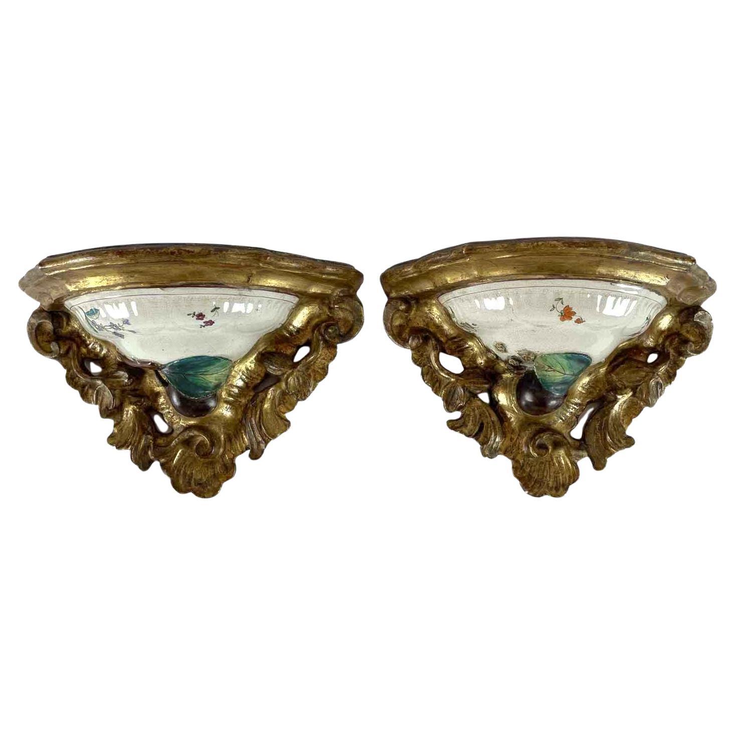 Carved Shelves and Wall Cabinets