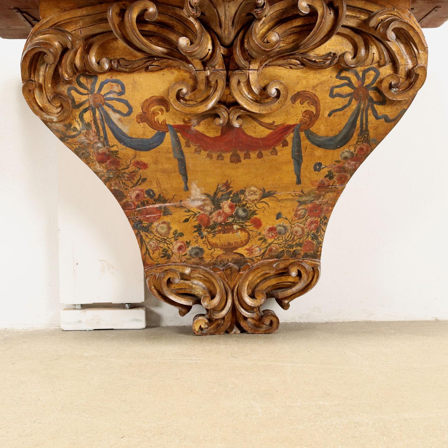 Wood Coppia di Mobili Consolle Sud Italia Fine XVIII Secolo