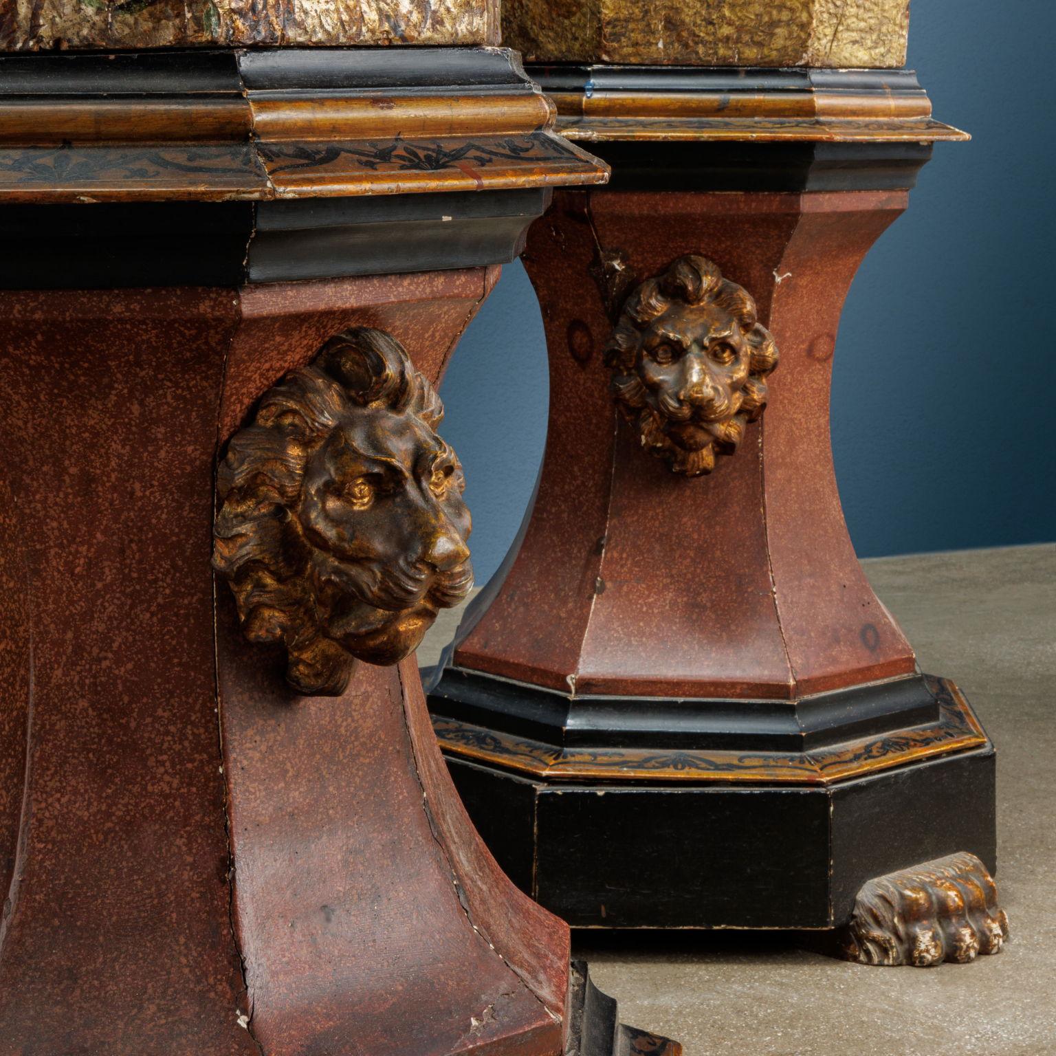 Wood Pair of Moors. Venice, Second half of the 19th century For Sale
