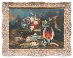 Pair of Nature Morte school Gasparo Lopez, Naples