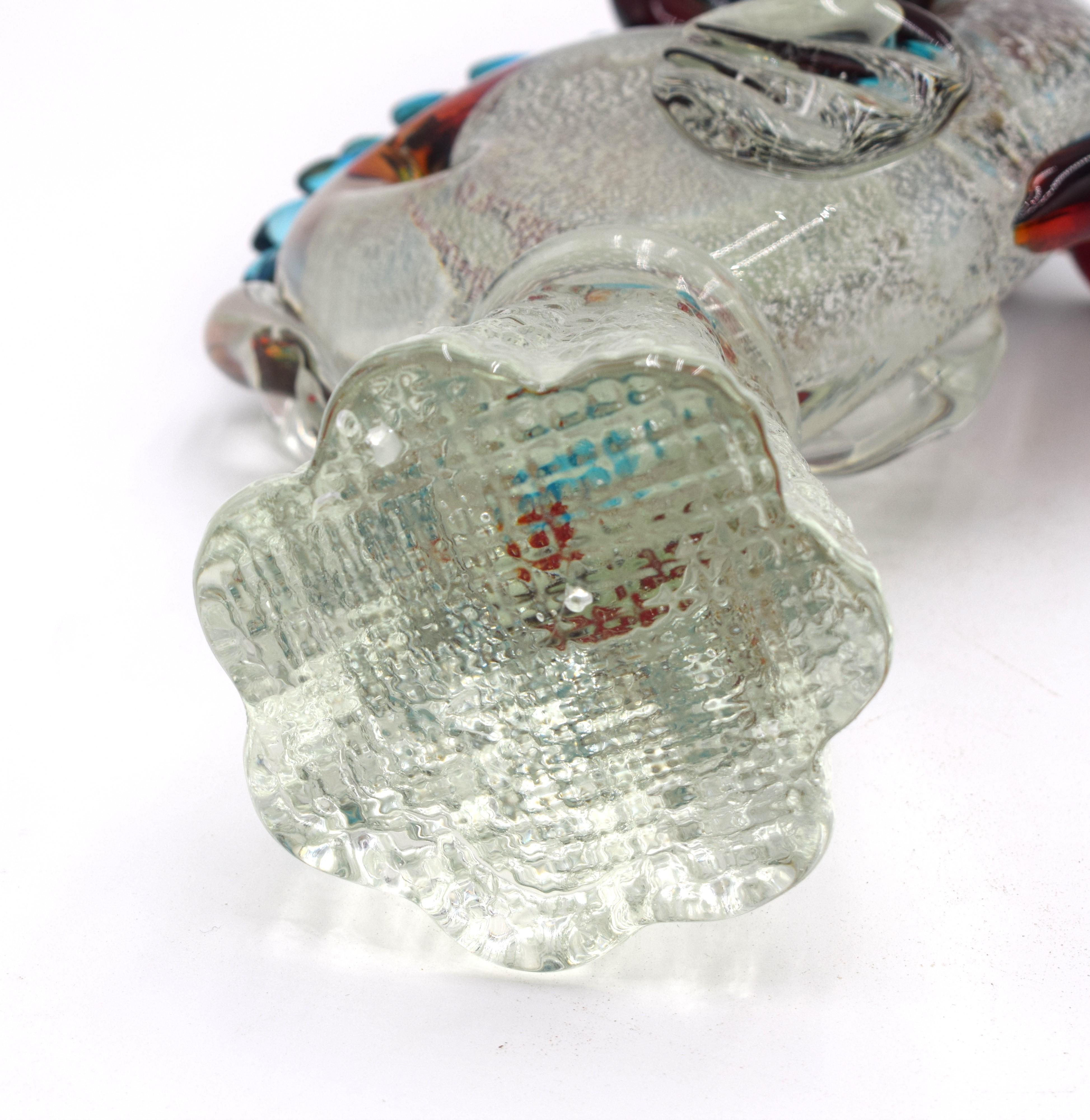 Pareja de peces en cristal de Murano, hacia 1970. en venta 4