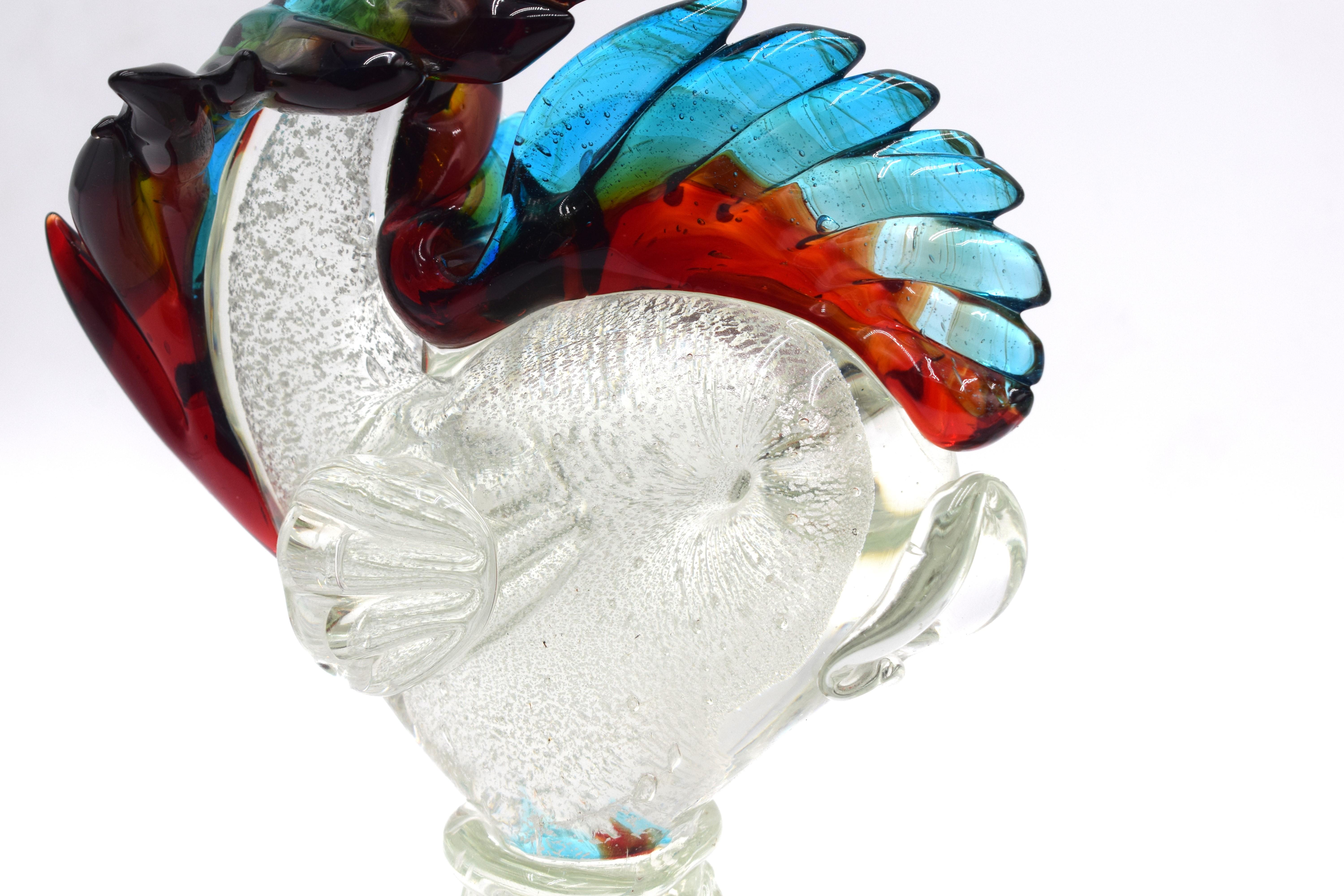Pareja de peces en cristal de Murano, hacia 1970. Cristal de Murano en venta