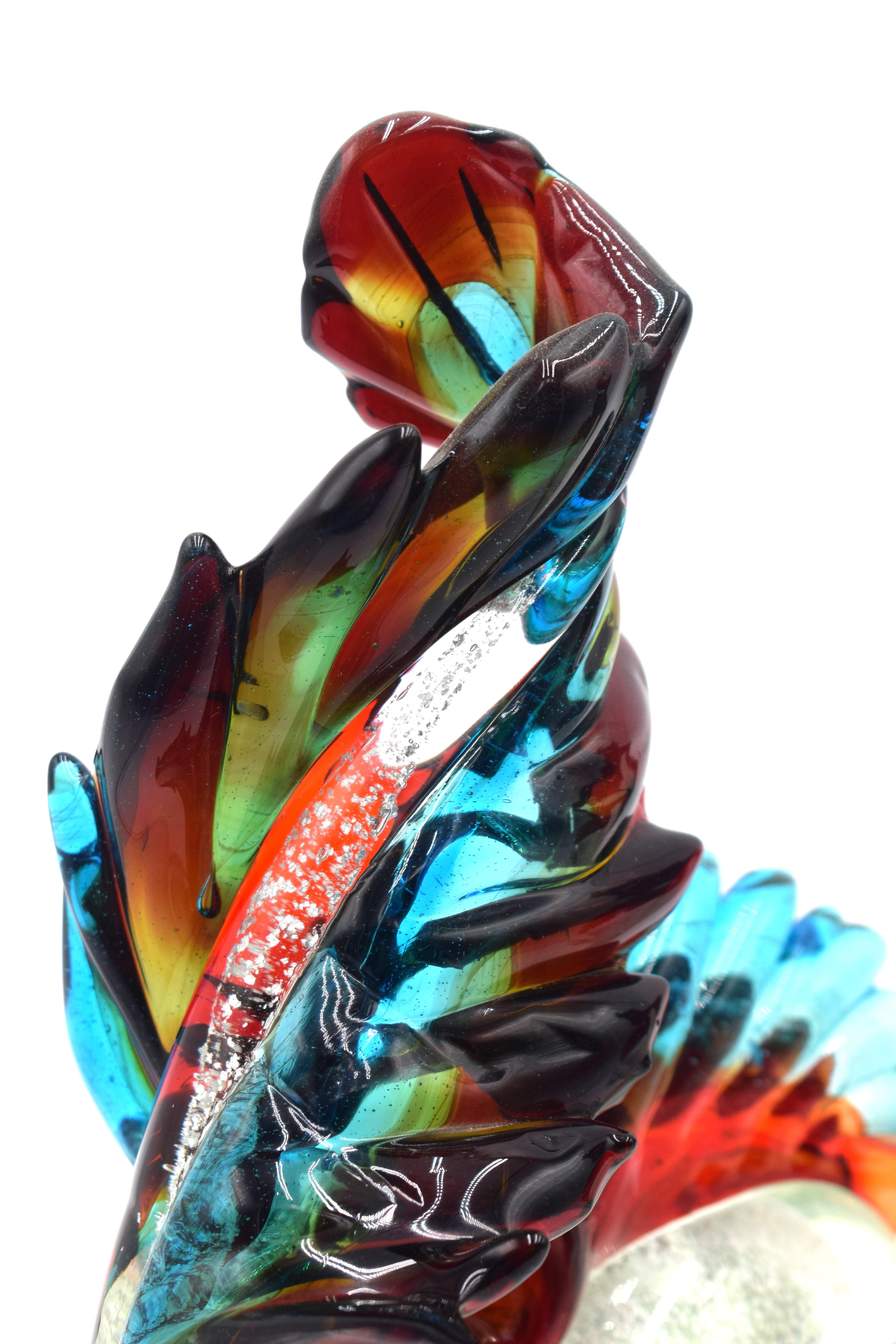 Pareja de peces en cristal de Murano, hacia 1970. en venta 2
