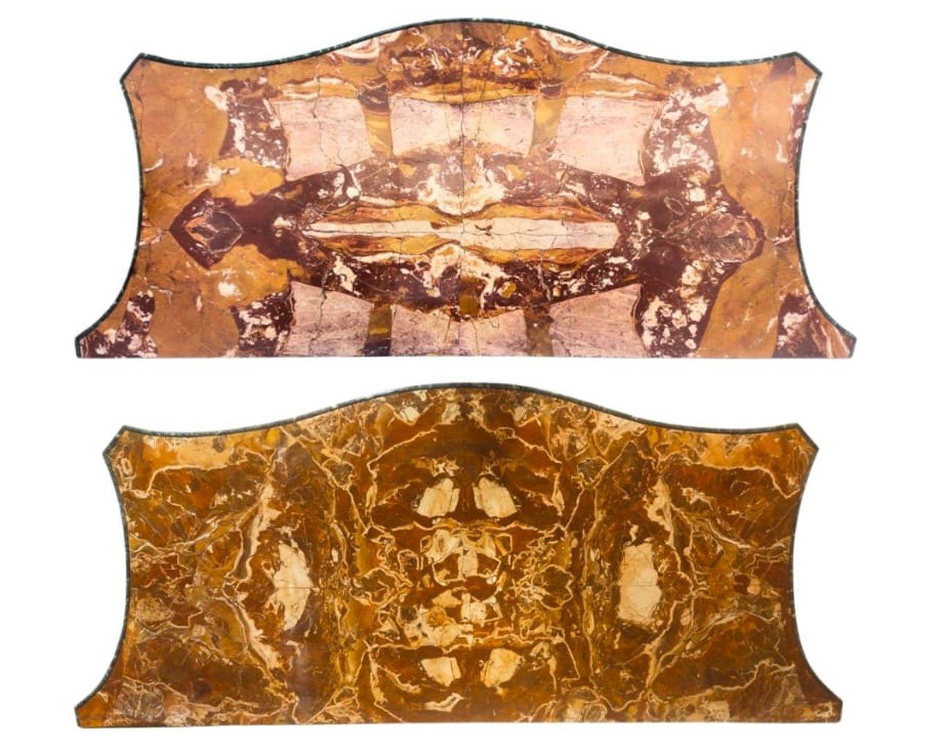Coppia di piani in marmo. Italiano en venta