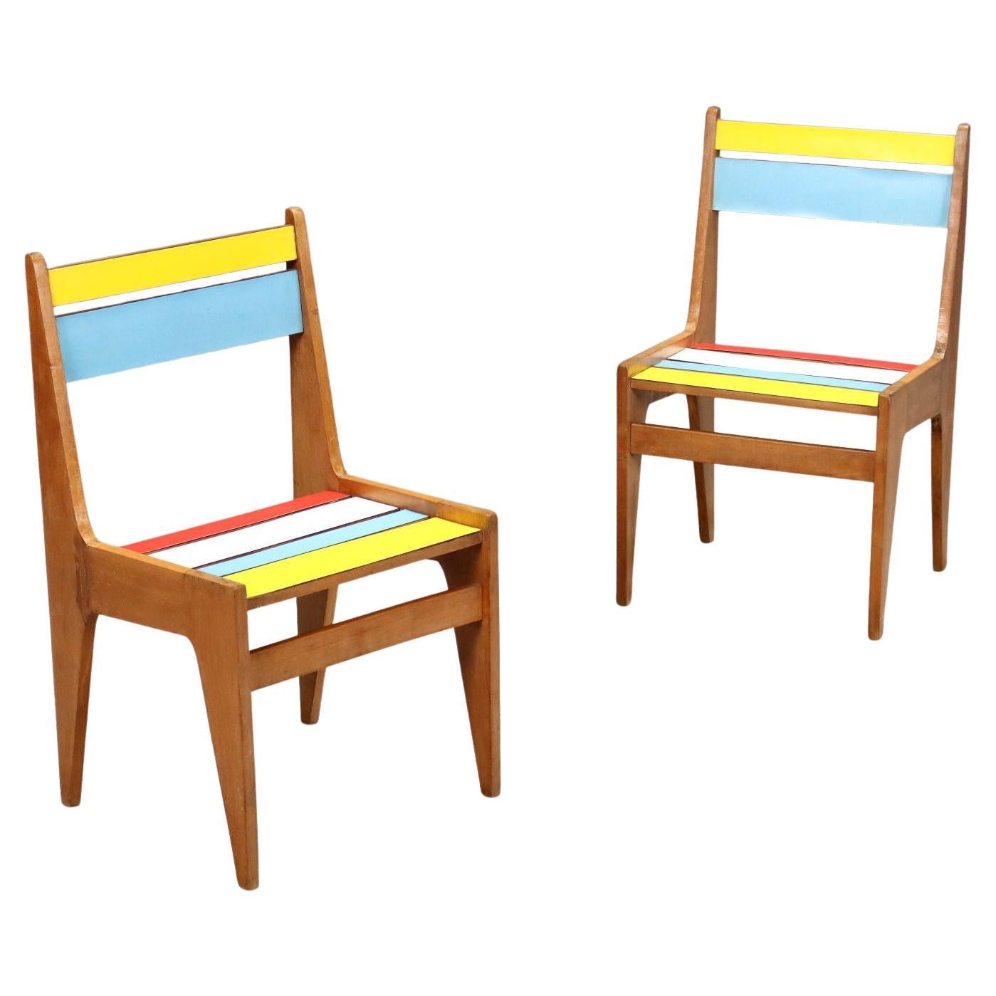 Pair of Small Chairs, 1950s For Sale
