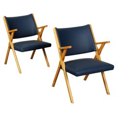 Pair of 50s-60s Armchairs