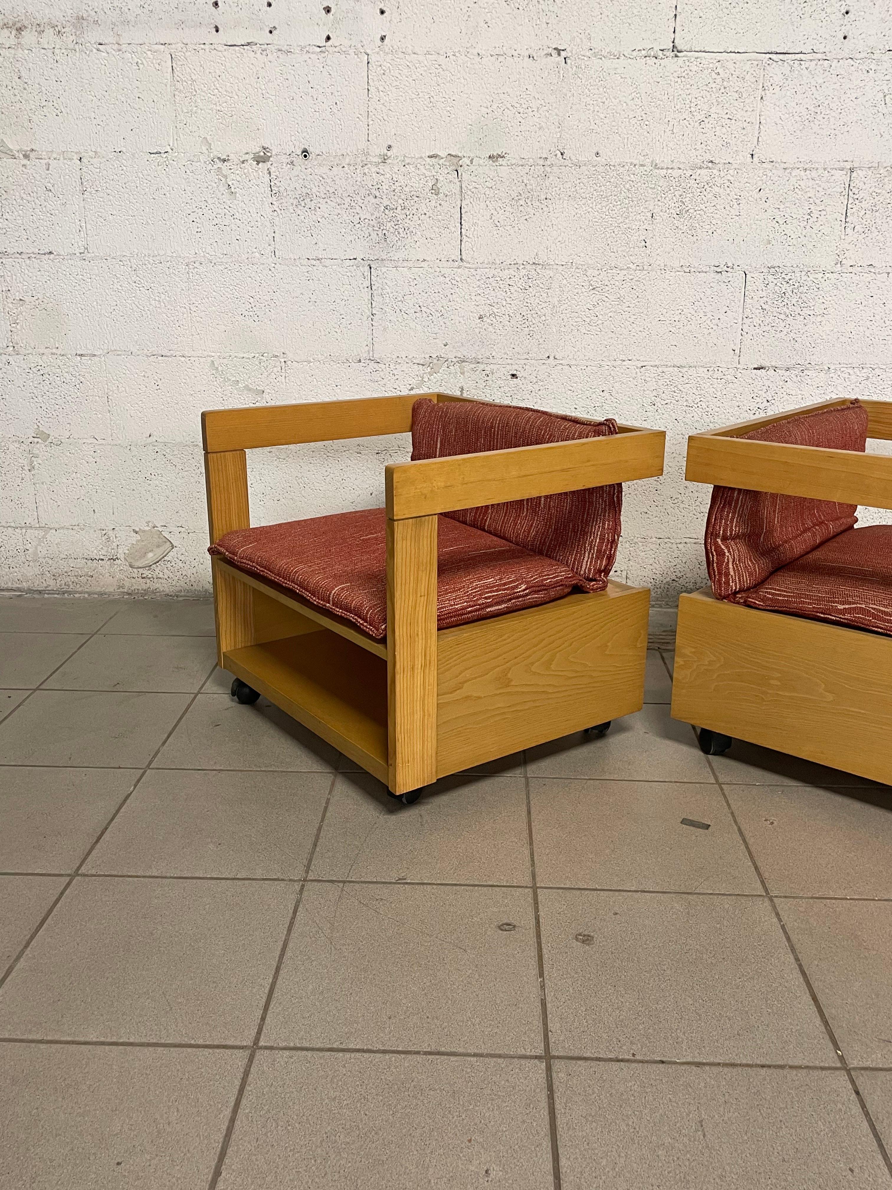 Paire de fauteuils des années 70/80 en vente 5