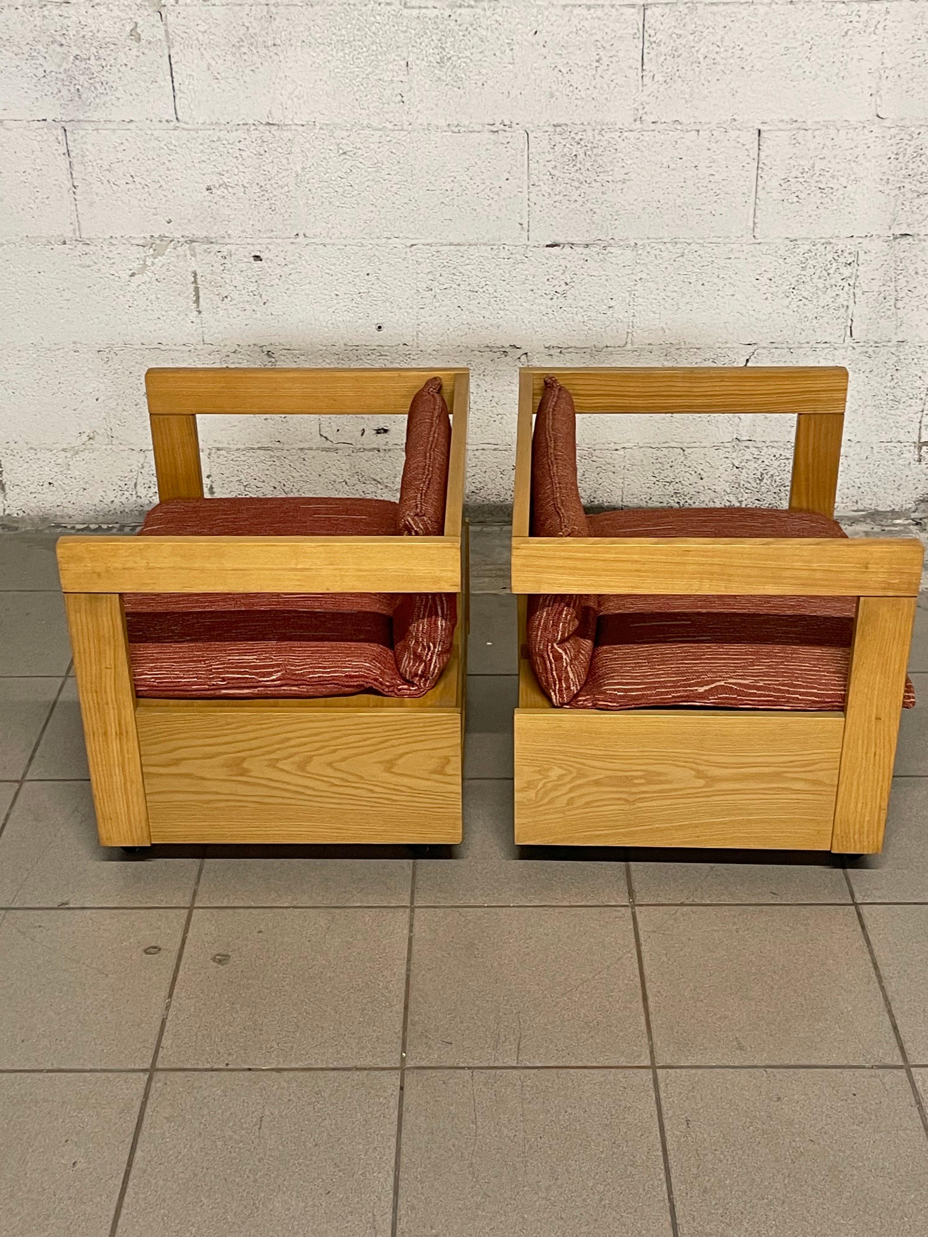 Paire de fauteuils des années 70/80 en vente 11