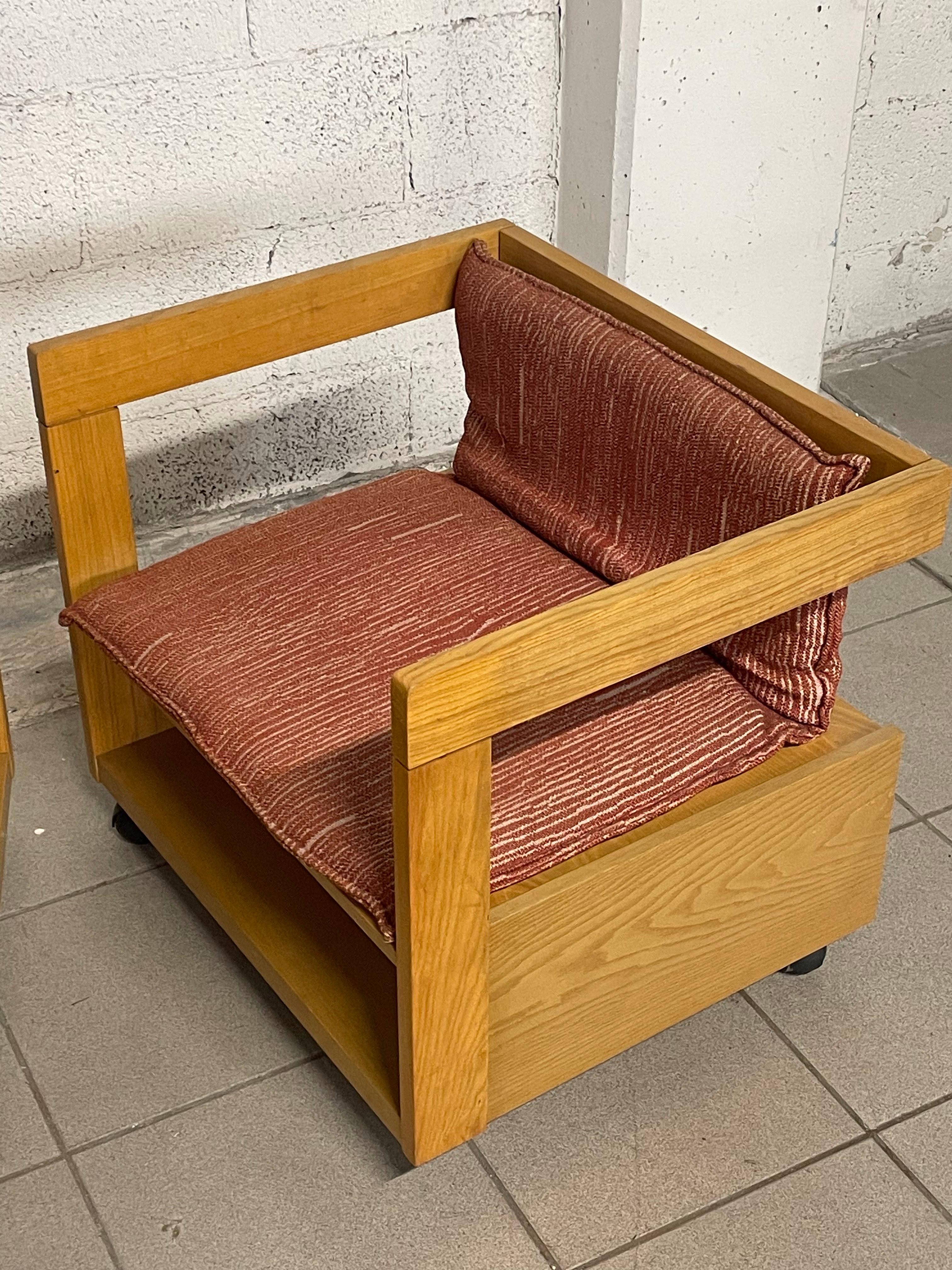 Paire de fauteuils des années 70/80 en vente 1