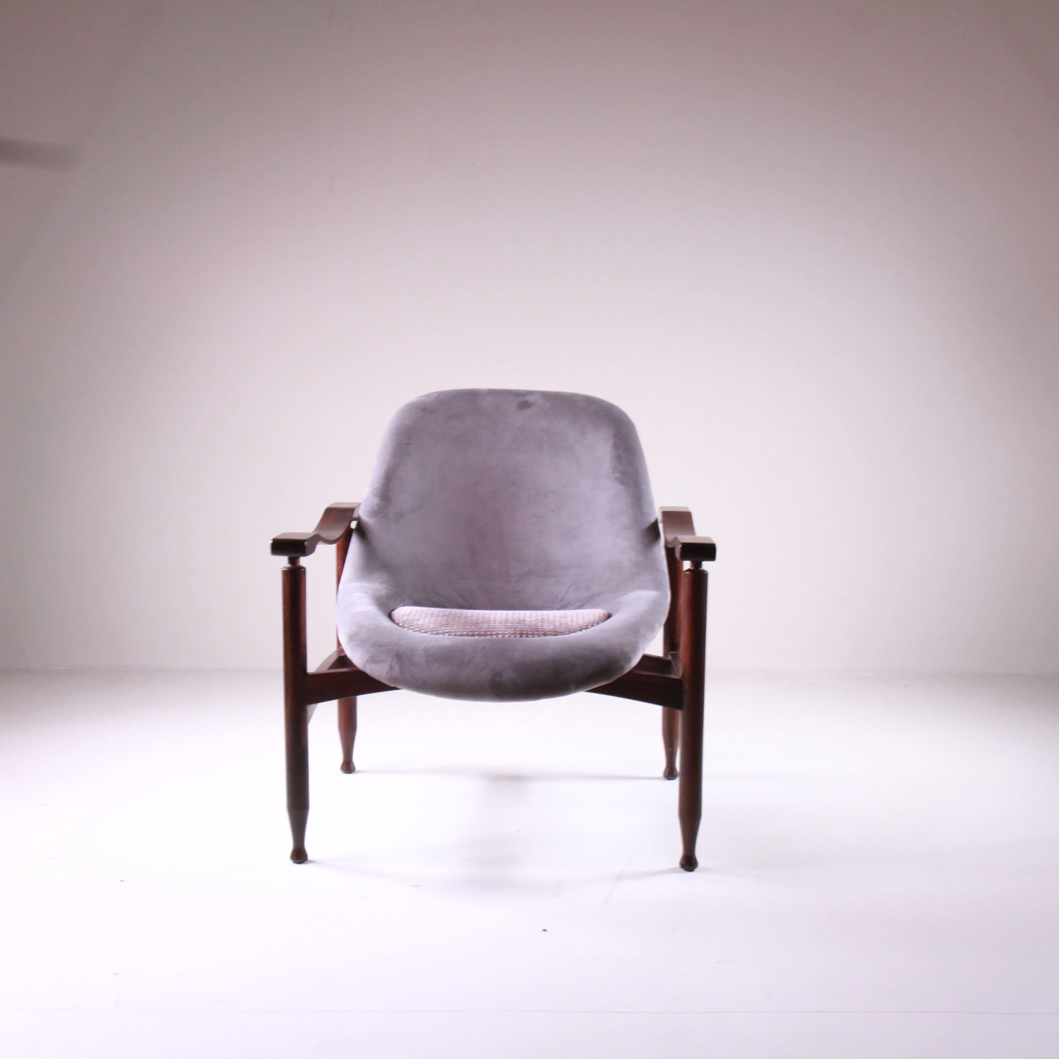 Paire de fauteuils, fabrication scandinave, 1960 Bon état - En vente à Milano, Lombardia