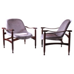 Pair of armchairs, Scandinavian manufacture, 1960s