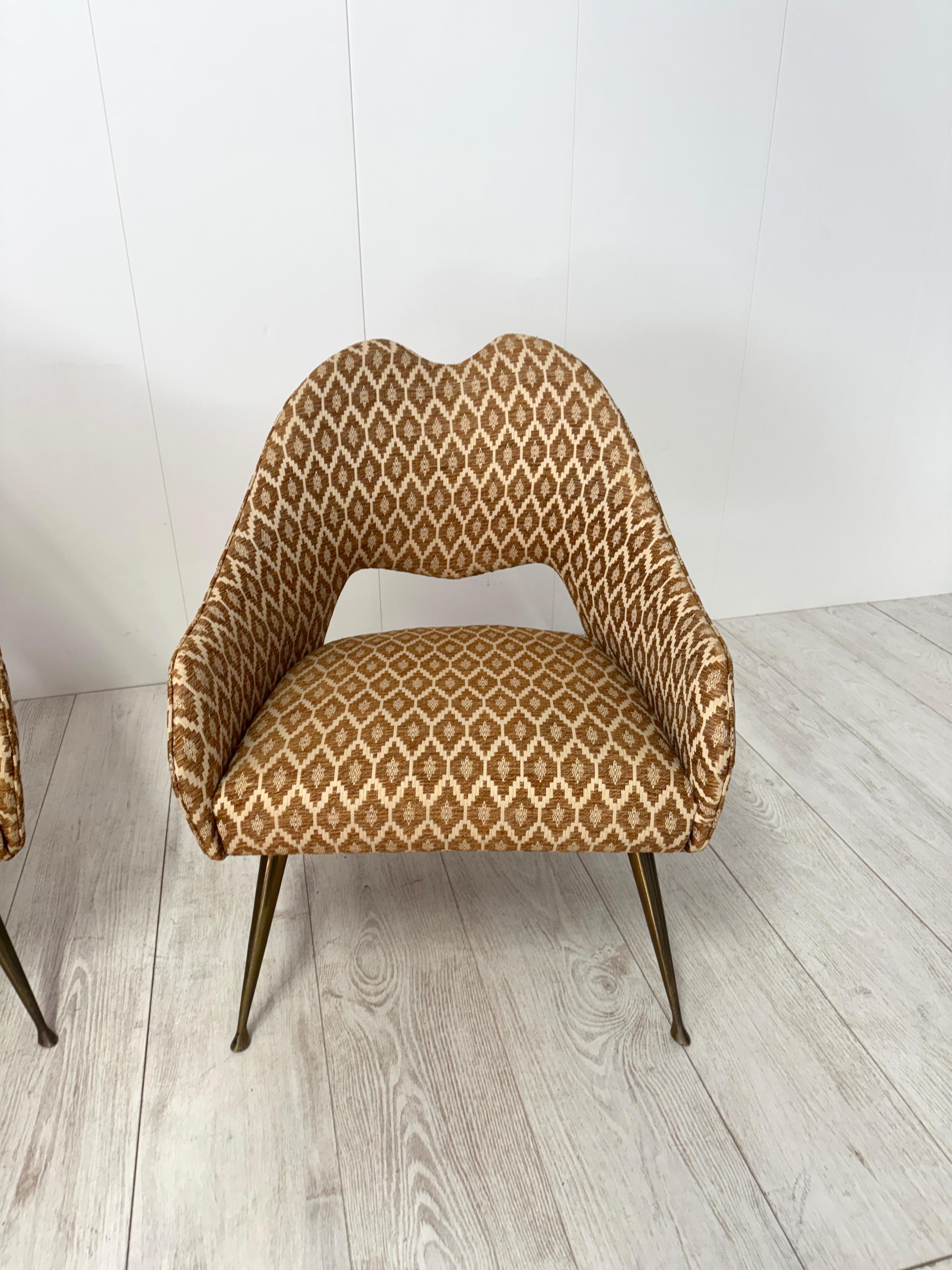 Pair of small armchairs, Italian prod., 1960s 5