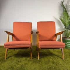 Paire de fauteuils Vintage Mid-Century - Design Scandinave 1950s-60s