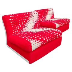 pair of armchairs Amanta design Mario Bellini and Gaetano Pesce C&B italia - B&B