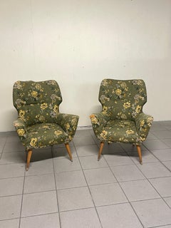 Paire de fauteuils des années 1940-1950 de fabrication italienne