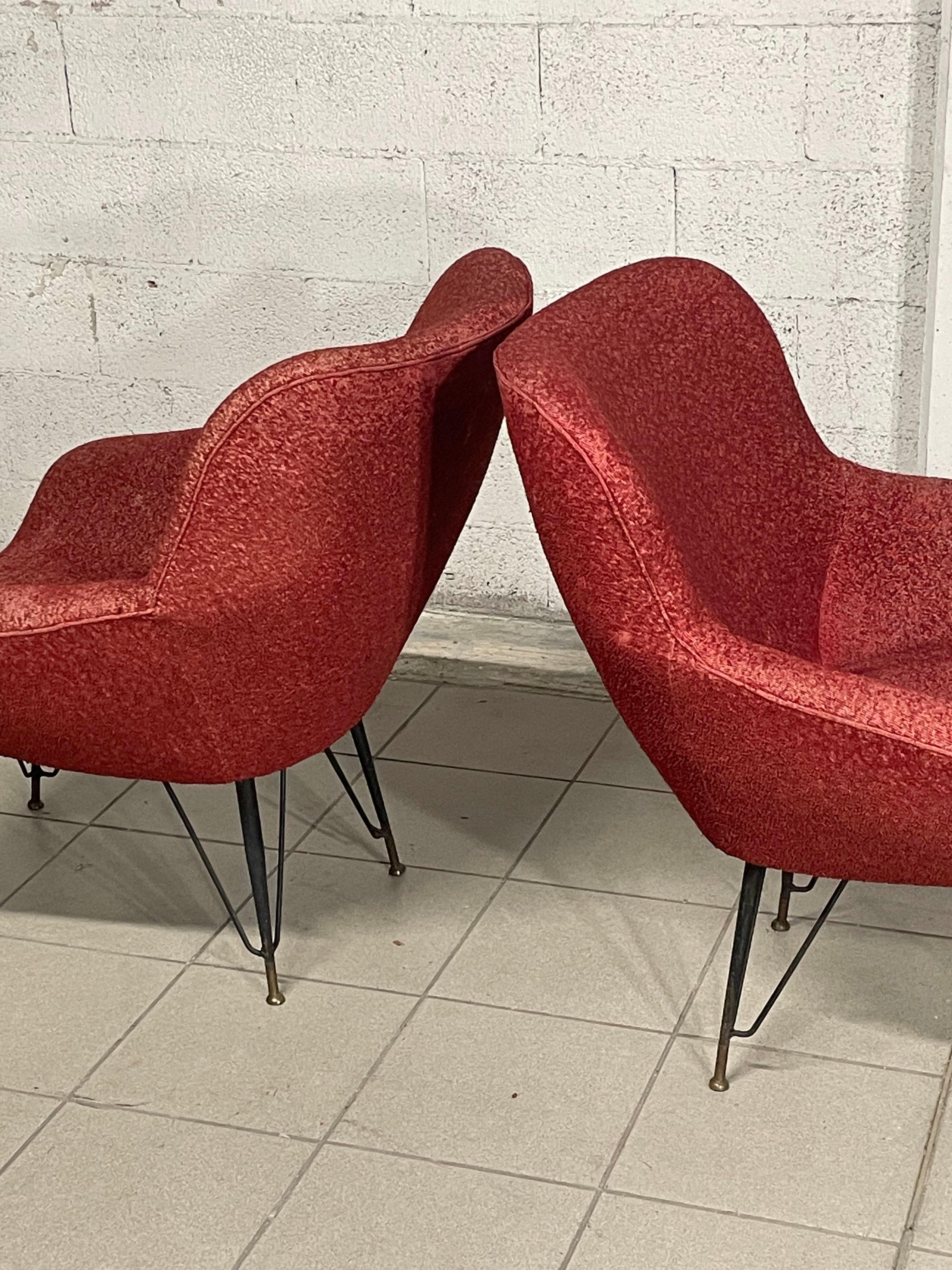 Pair of armchairs from the 1950s For Sale 5