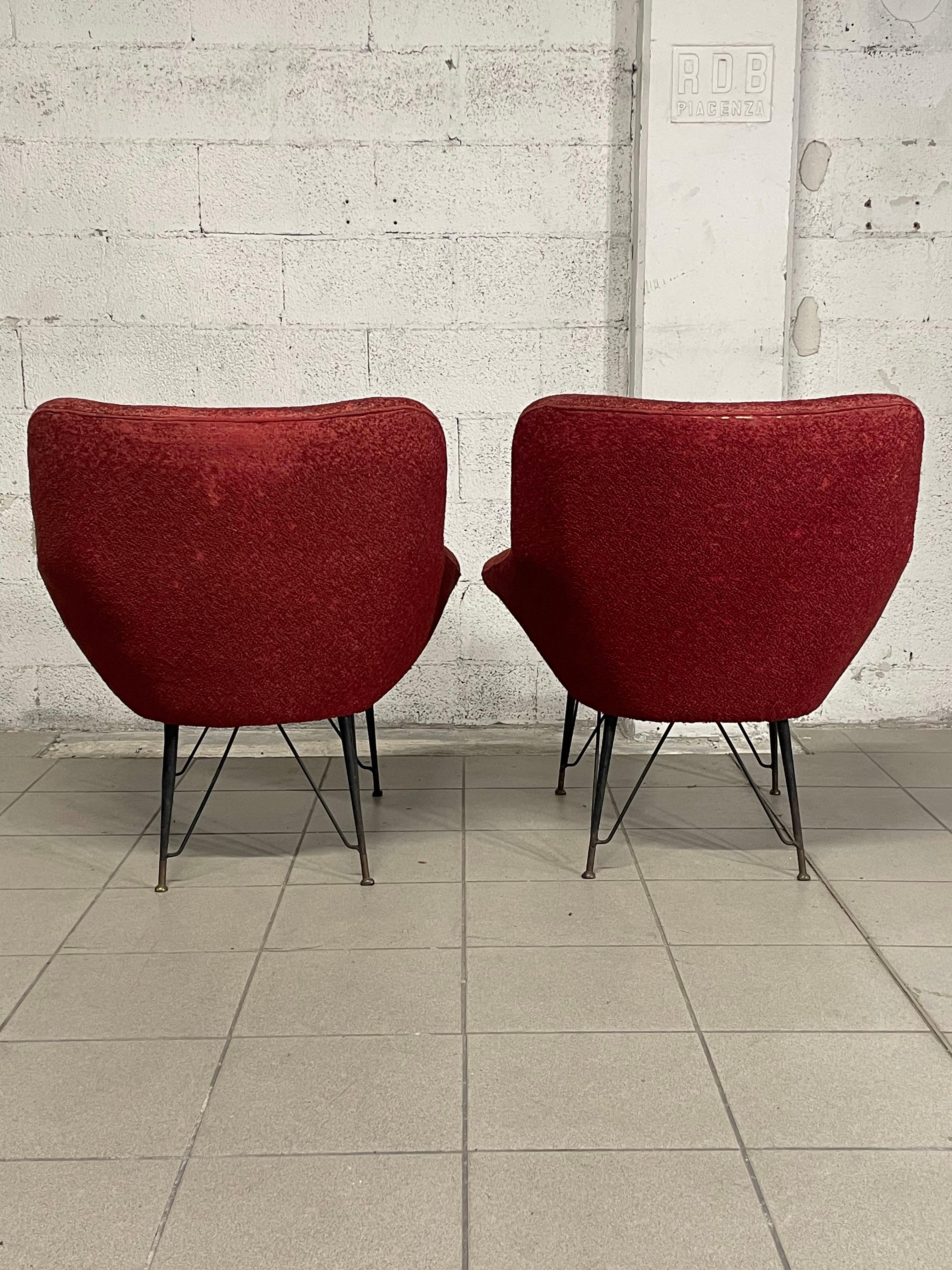 Pair of armchairs from the 1950s For Sale 7