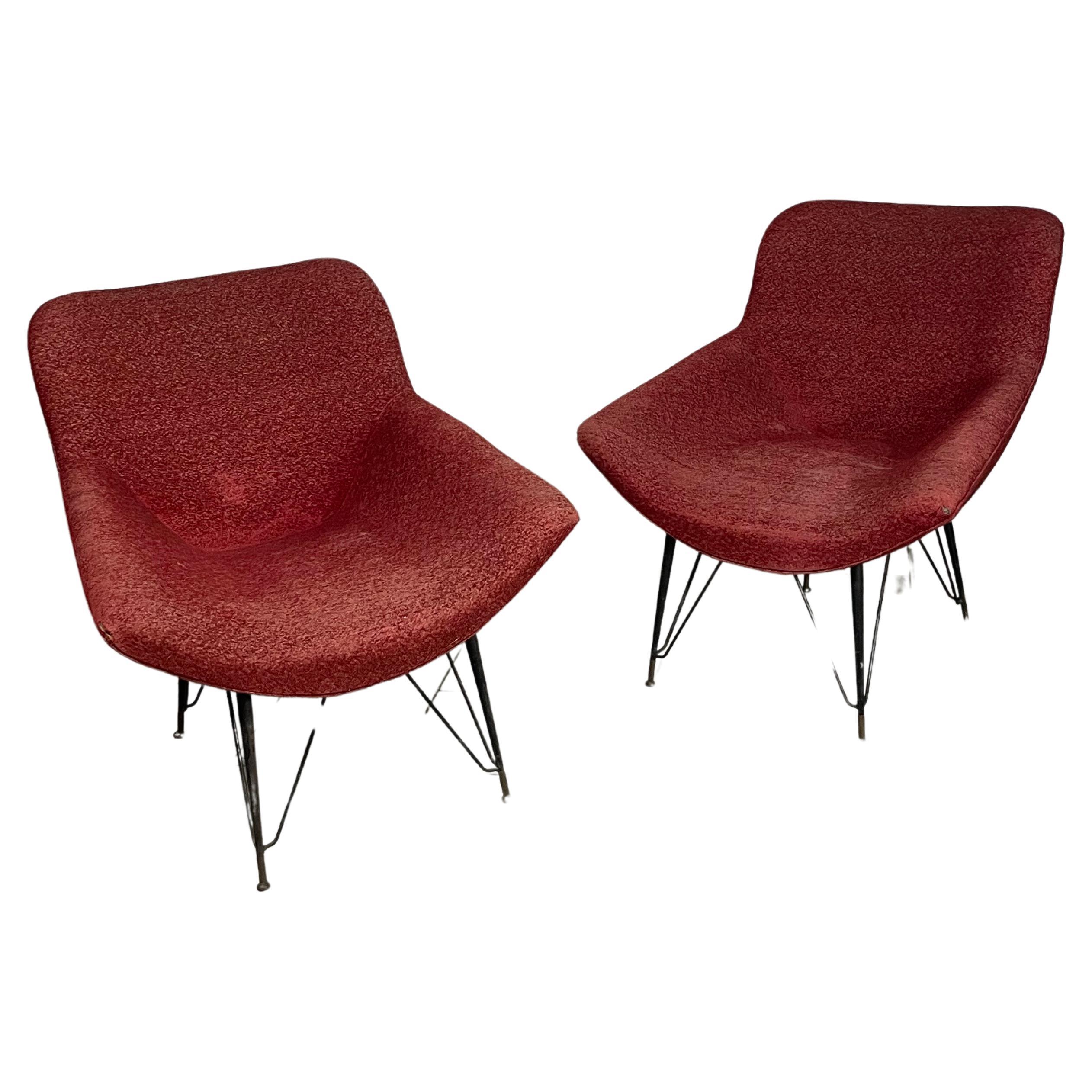 Pair of armchairs from the 1950s For Sale