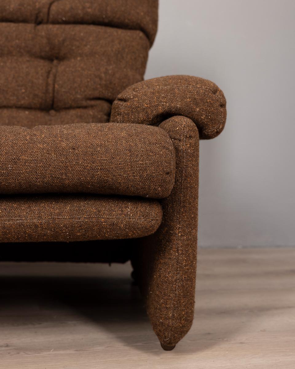 Coppia di poltrone anni 70 in tessuto mod. Coronado design Afra & Tobia Scarpa In condizioni buone in vendita a None, IT