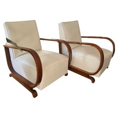 Pareja de sillones Art Déco franceses de los años 40