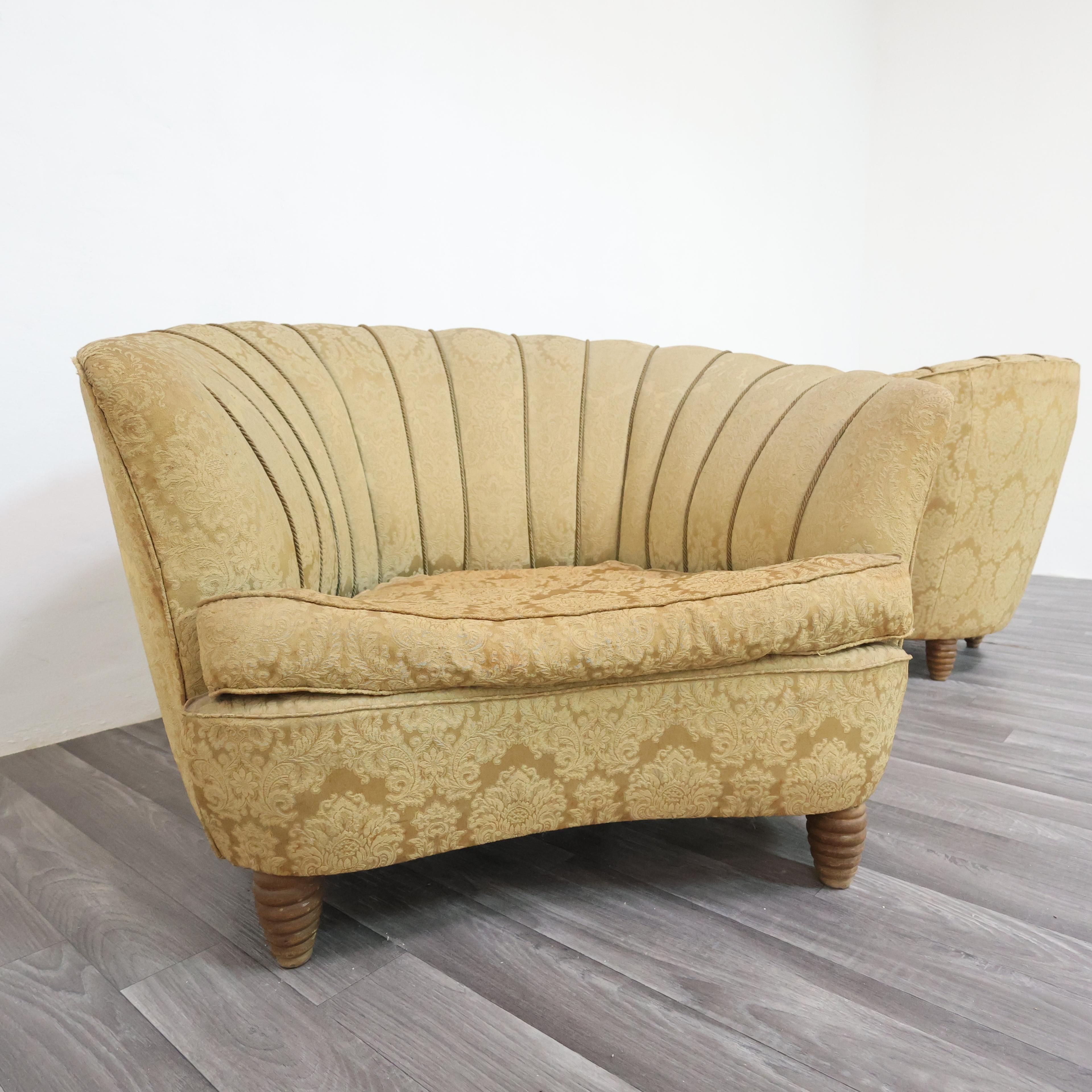 Paar Sessel Attr. Gio Ponti für Casa & Giardino, 1950er Jahre  Mitte des Jahrhunderts im Angebot 9