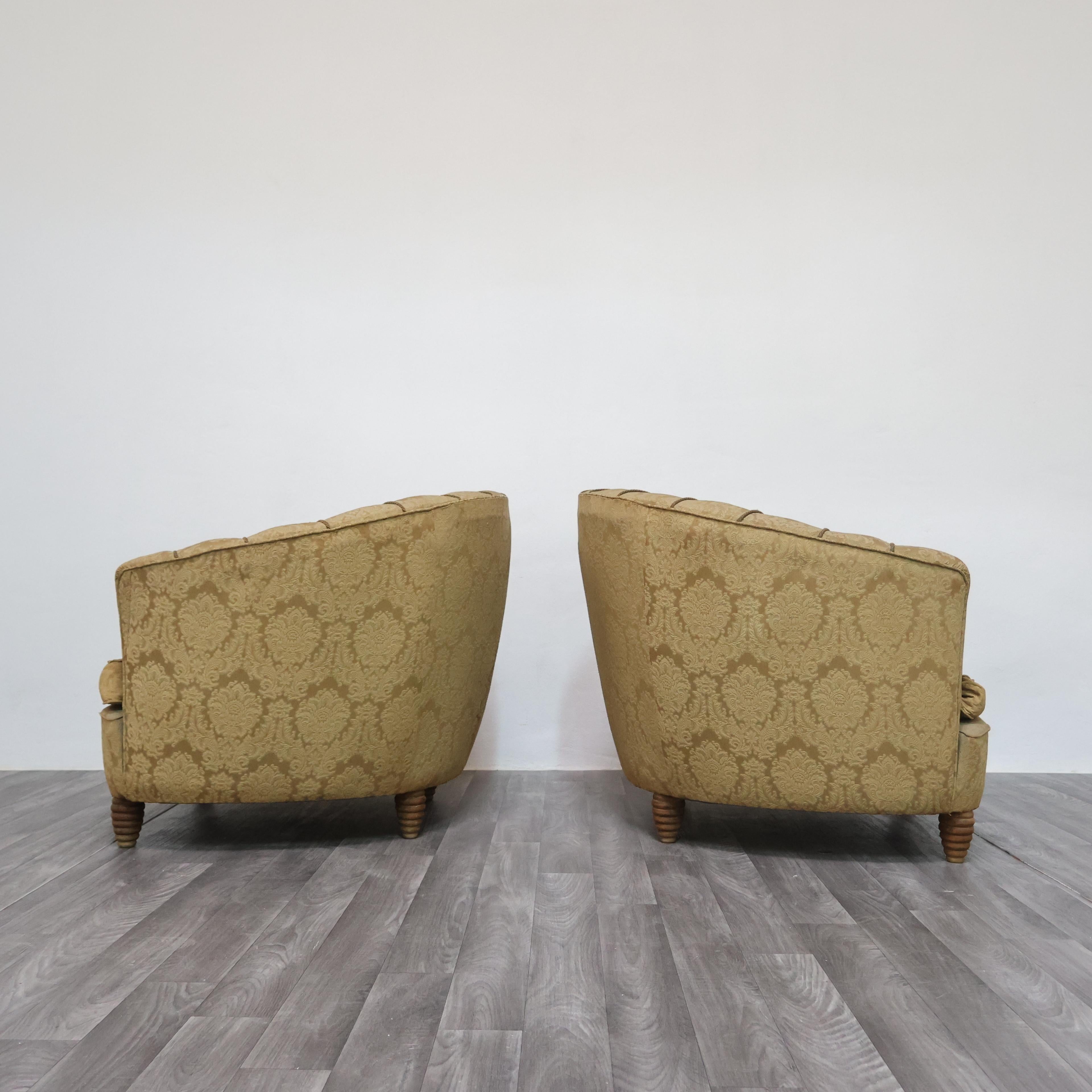 Paar Sessel Attr. Gio Ponti für Casa & Giardino, 1950er Jahre  Mitte des Jahrhunderts im Angebot 1