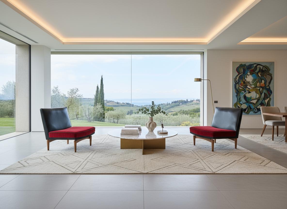 Pair of Vintage 50s Two-Tone Armchairs For Sale 2