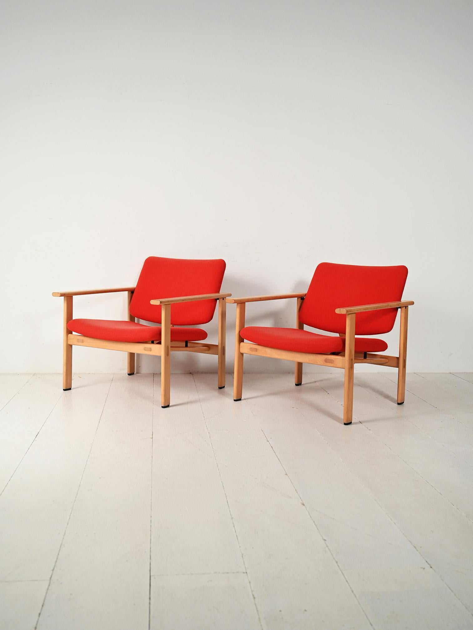 Scandinavo moderno Coppia di poltrone danesi di Arne Jacobsen in vendita