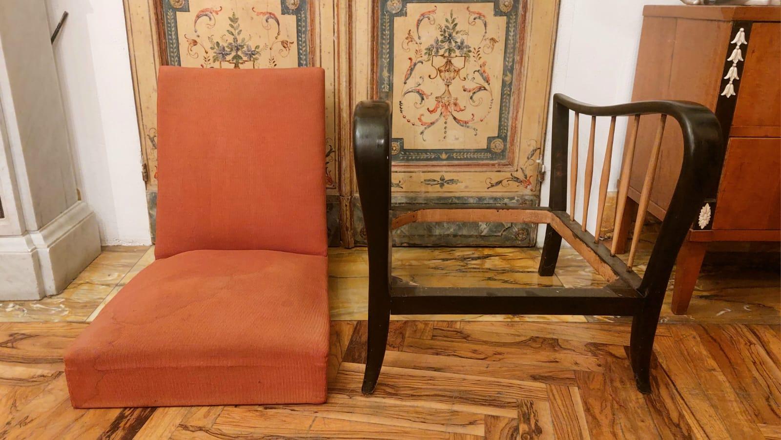 Paire de fauteuils déco en vente 3