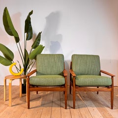 Paire de fauteuils d'Arne Vodder pour Glostrup, années 60